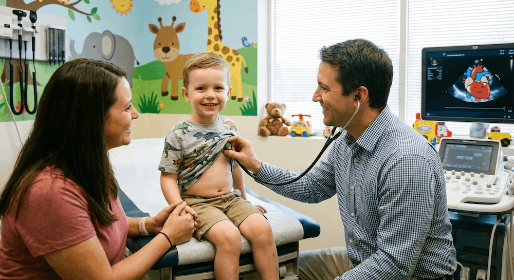 Controllo cardiologico nei bambini